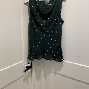 100 %silk. Barely worn